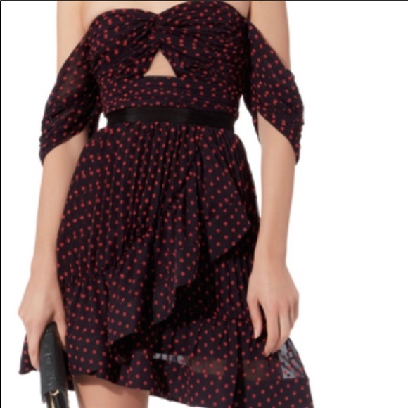 Self-Portrait Dresses & Skirts - Self Portrait off shoulder mini dress
